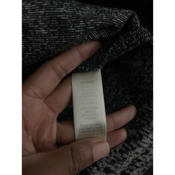 Max Studio Double Knit Houndstooth Button Down Shacket Women’s Size XL - Picture 8 of 8